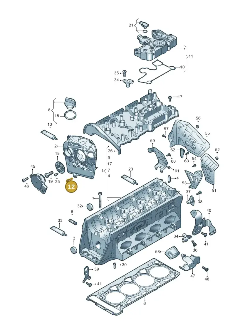 N91232801 — Audi A5 Limo 2.0 (2024-) diagram 849103000, position 12