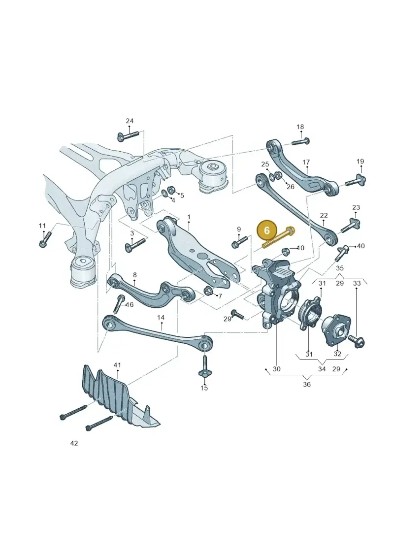 N91236301 — Audi RS Q8 Quattro (2019-) diagram 859505050, position 6