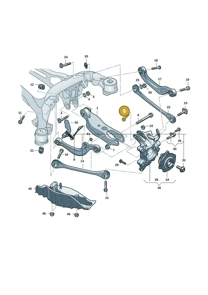 N91237101 — Audi Q6 e-tron (2023-) diagram f5s505300, position 9