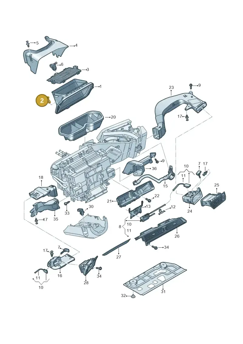 N91237801 — Audi Q8 e-tron (2018-2020) diagram 586819100, position 2