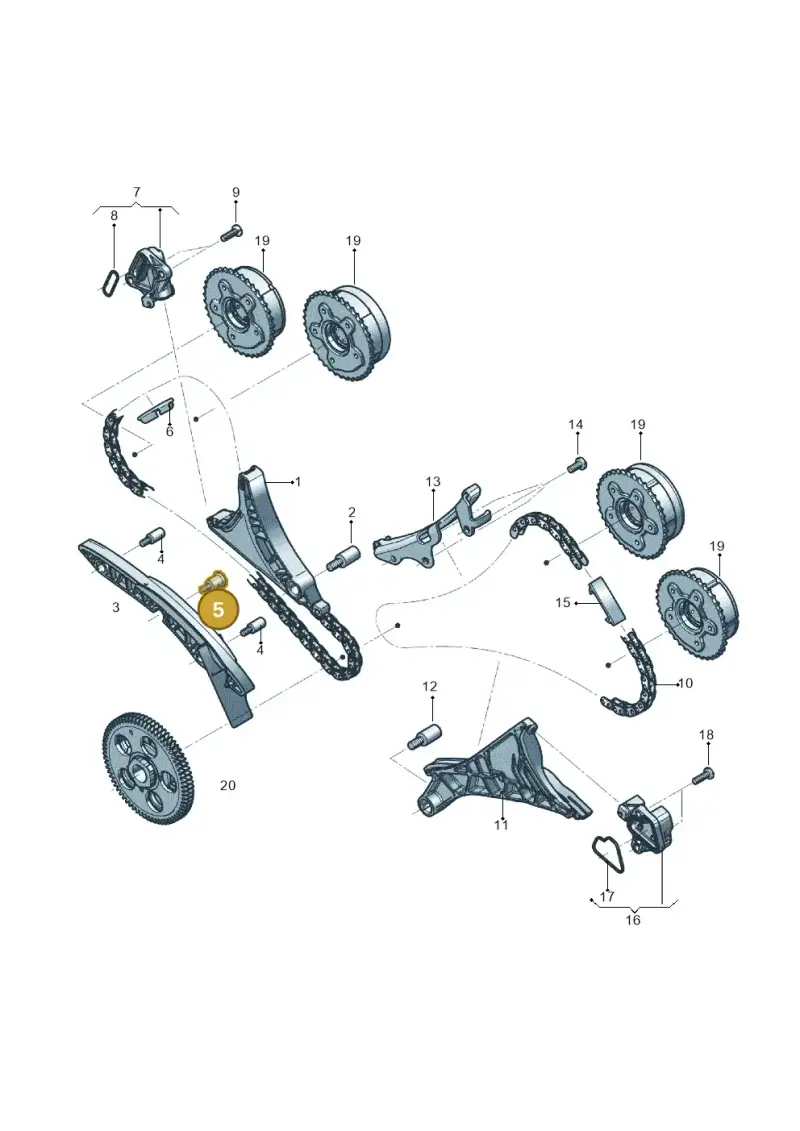 N91238501 — Audi RS6 Avant (2019-) diagram 819109600, position 5