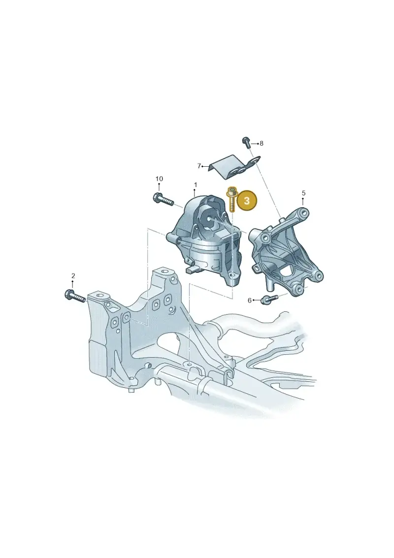 N91246701 — Audi RS6 Avant (2019-) diagram 838199200, position 3