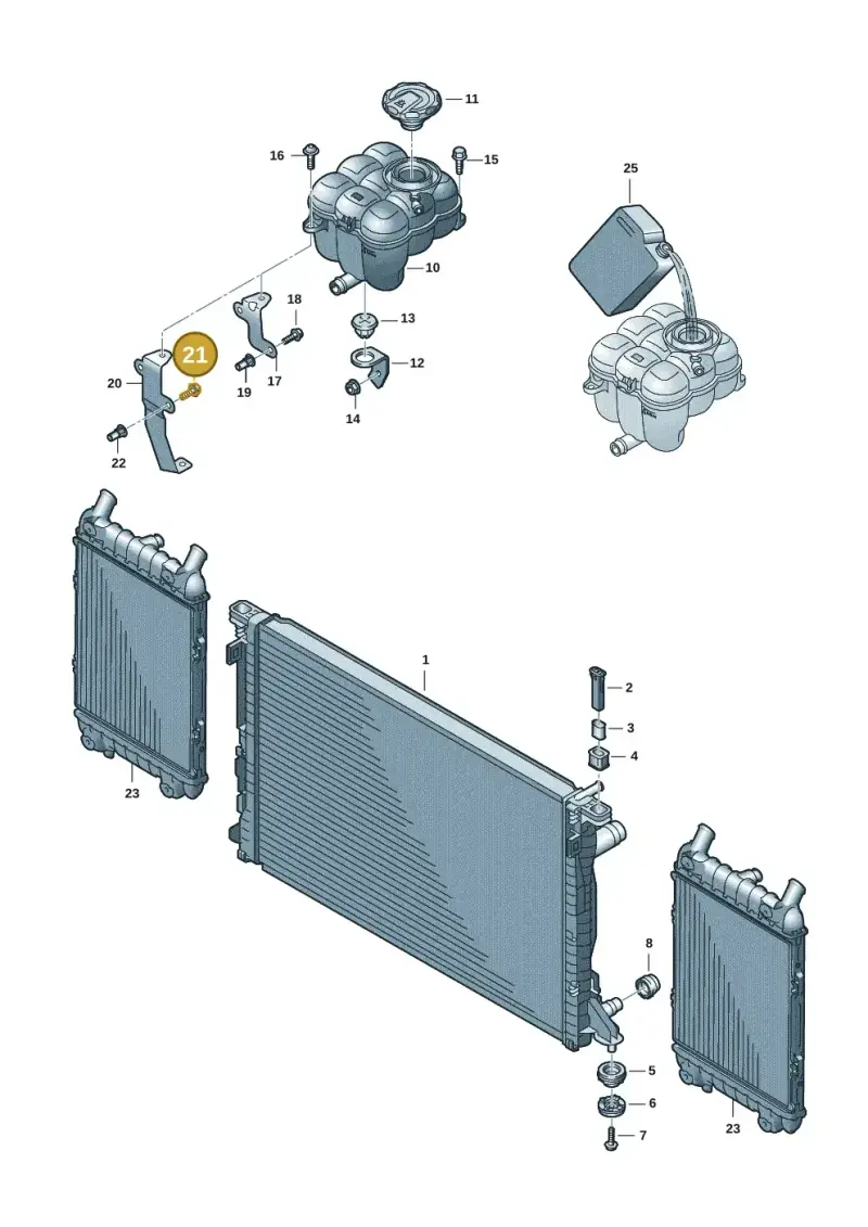 N91253802 — Audi Q8 Quattro 3,0 (2018-) diagram 429121029, position 21