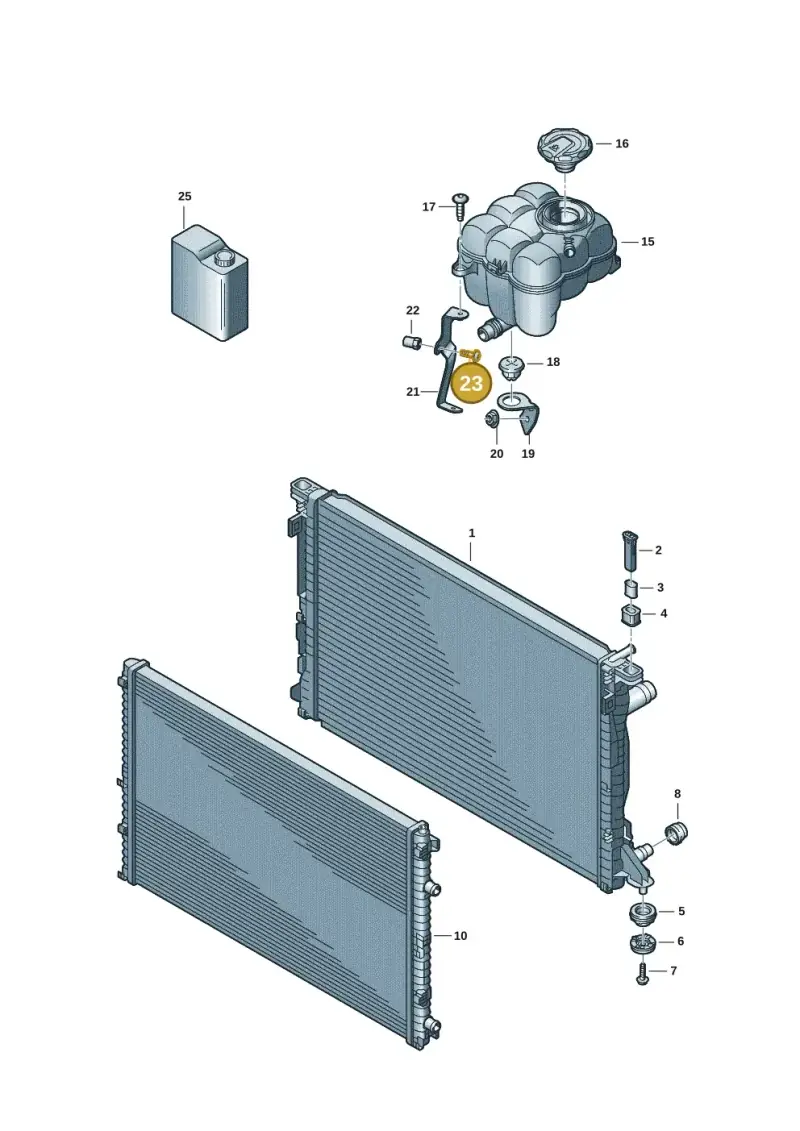N91253802 — Audi Q8 Quattro 3,0 (2018-) diagram 859121152, position 23