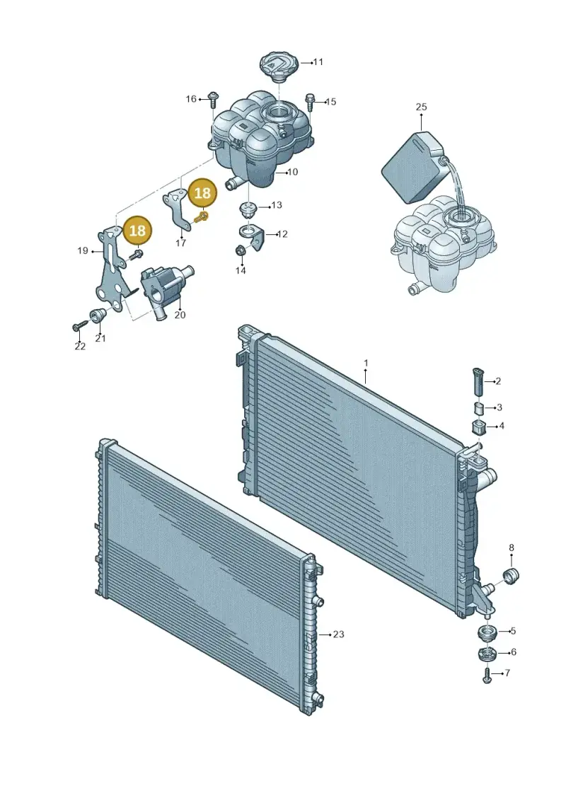 N91253802 — Audi Q8 Quattro 3,0 (2018-) diagram 859121700, position 18