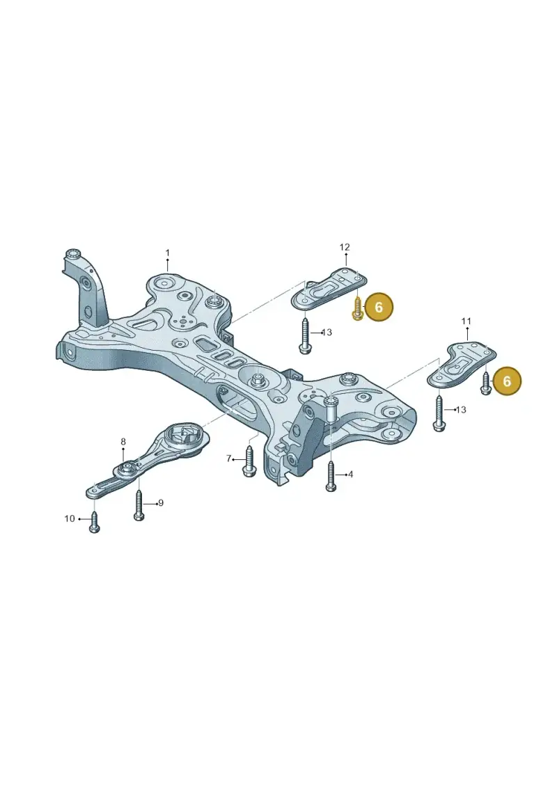 N91255701 — Audi A1 sportback 1.0 (2018-) diagram 592199000, position 6