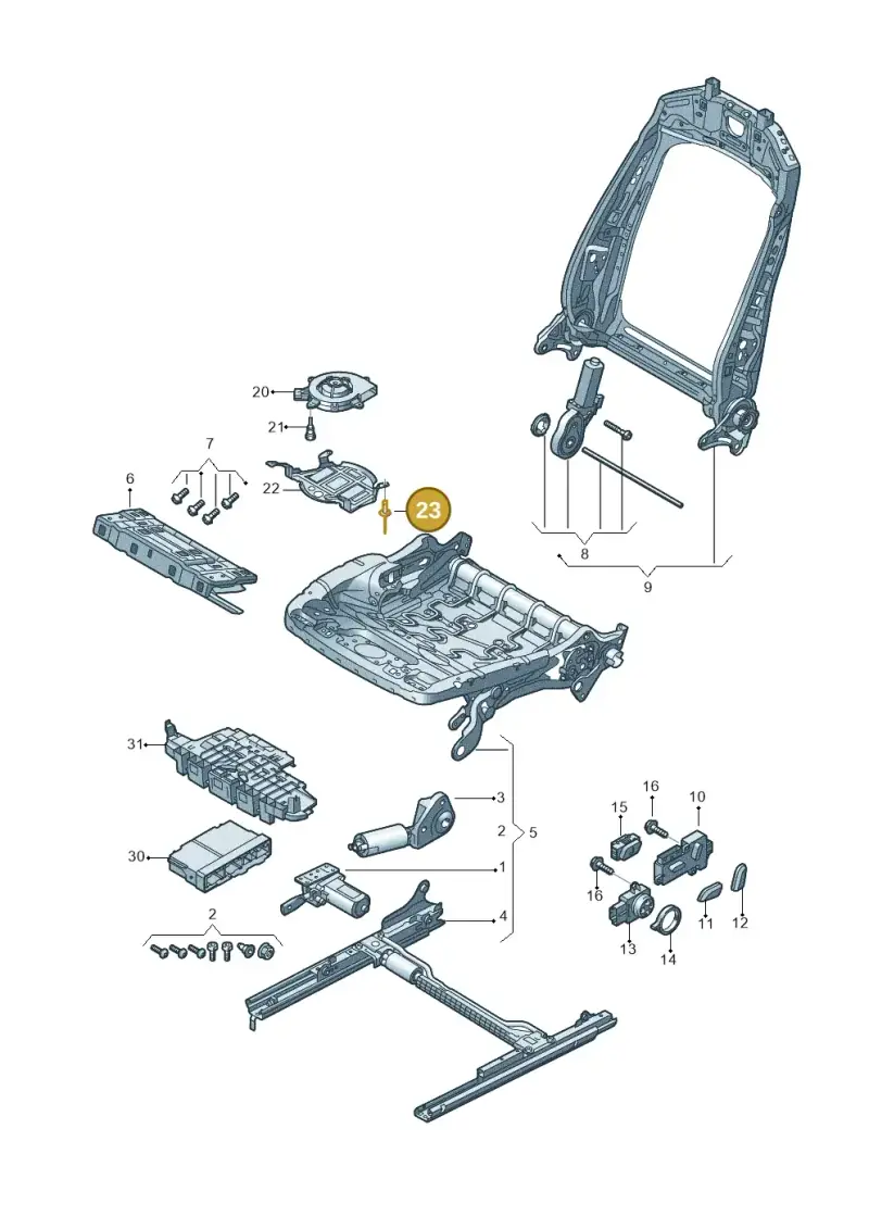 N91269201 — Audi RS Q8 Quattro (2019-) diagram 859959230, position 23