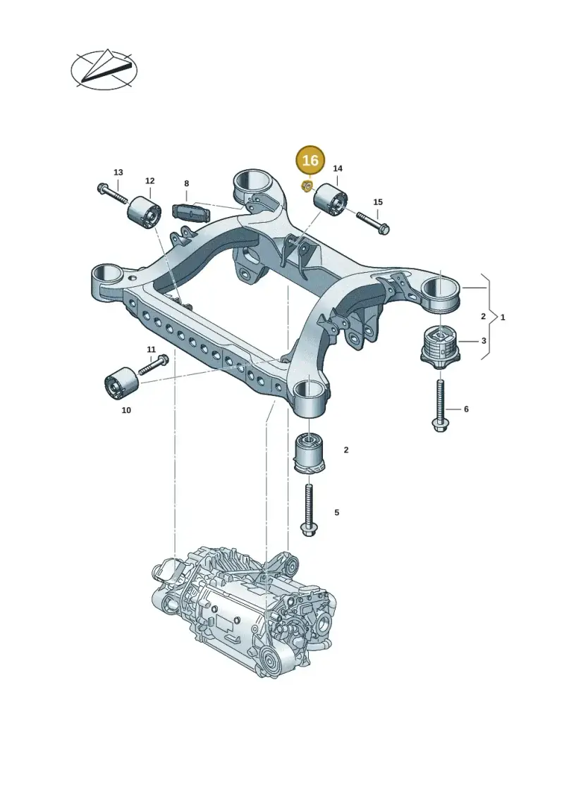 N91286201 — Audi Q6 e-tron (2023-) diagram f5s505000, position 16