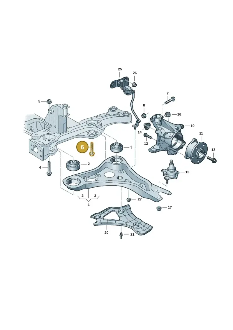 N91296301 — Audi Q5 e-tron (2021-) diagram 10a407000, position 6
