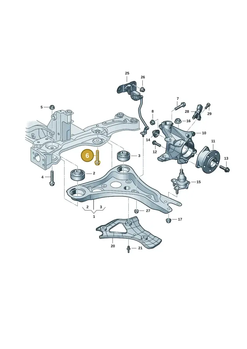 N91296301 — Audi Q4 Sportback (2021-2022) diagram 89a407000, position 6