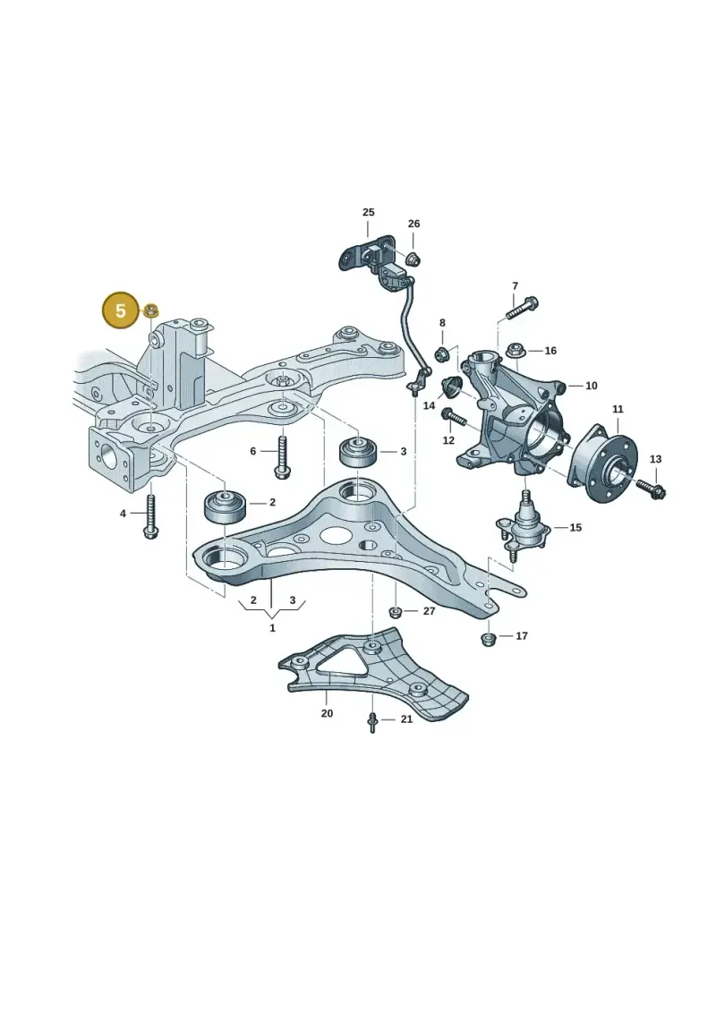 N91296401 — Audi Q5 e-tron (2021-) diagram 10a407000, position 5
