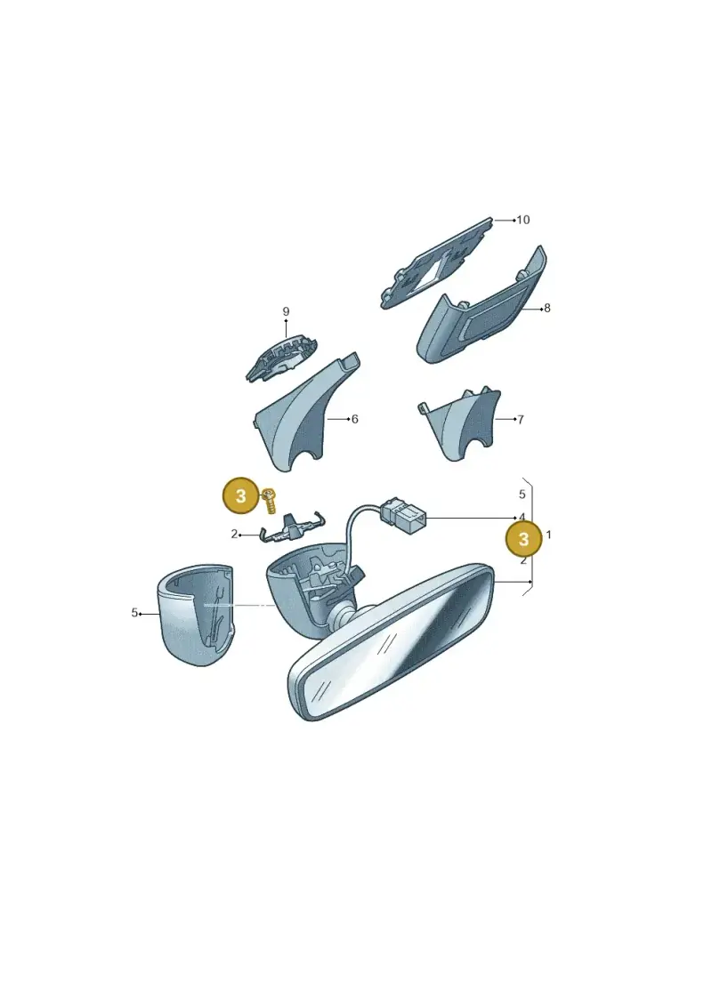 N91308401 — Audi A1 sportback 1.0 (2018-) diagram 592857450, position 3
