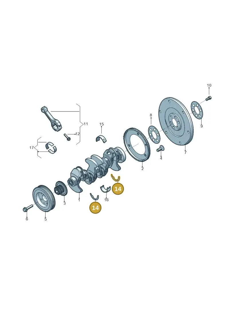 WHT000033N — Audi Q3 quattro (2018-2019) diagram 833105080, position 14