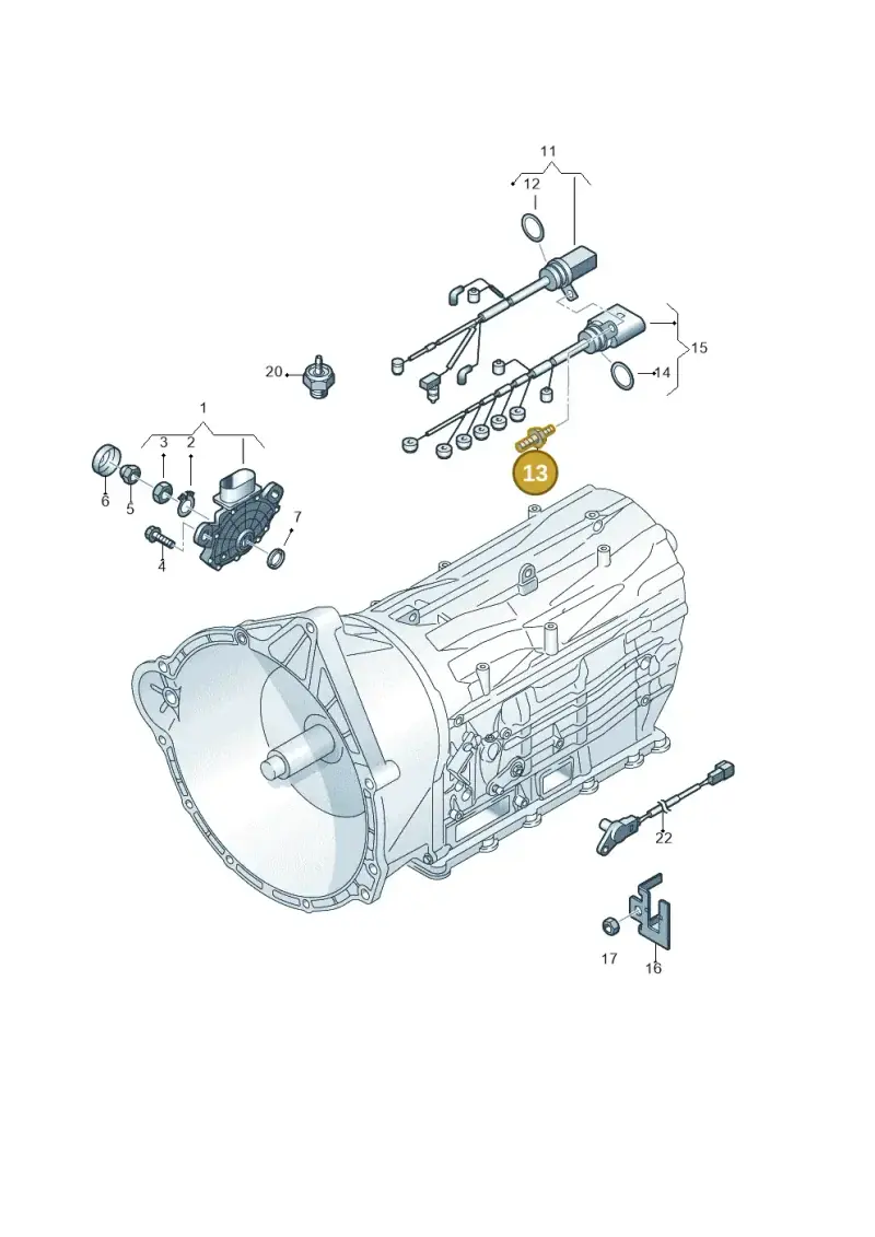 WHT000320A — Audi Q7 qu. 3.0 TDI (2009-2015) diagram 274927700, position 13