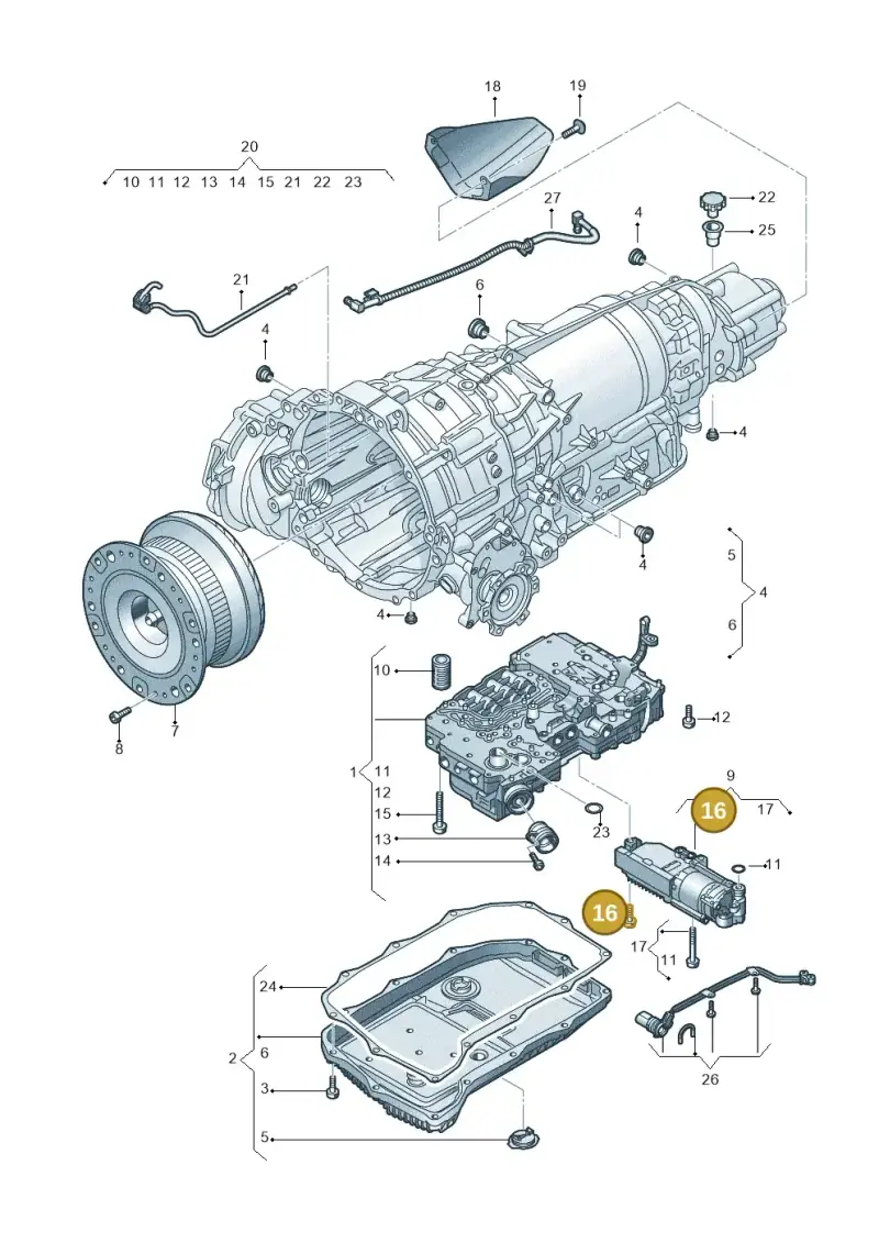 WHT000488 — Audi Q8 Quattro 3,0 (2018-) diagram 838325900, position 16