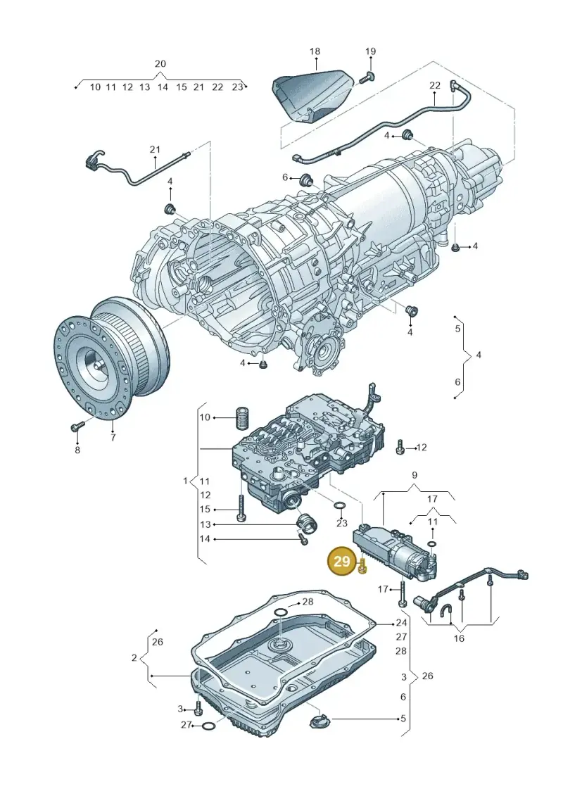 WHT000488 — Audi Q8 Quattro 3,0 (2018-) diagram 429325800, position 29