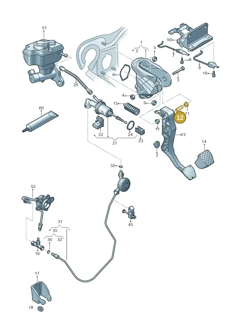 WHT000671 — Audi Q3 2.0 TDI (2014-2019) diagram 855721250, position 12