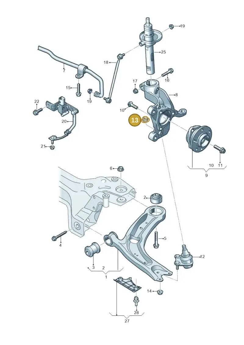 WHT000785 — Audi RSQ3 Sportback (2019-2024) diagram 793407000, position 13