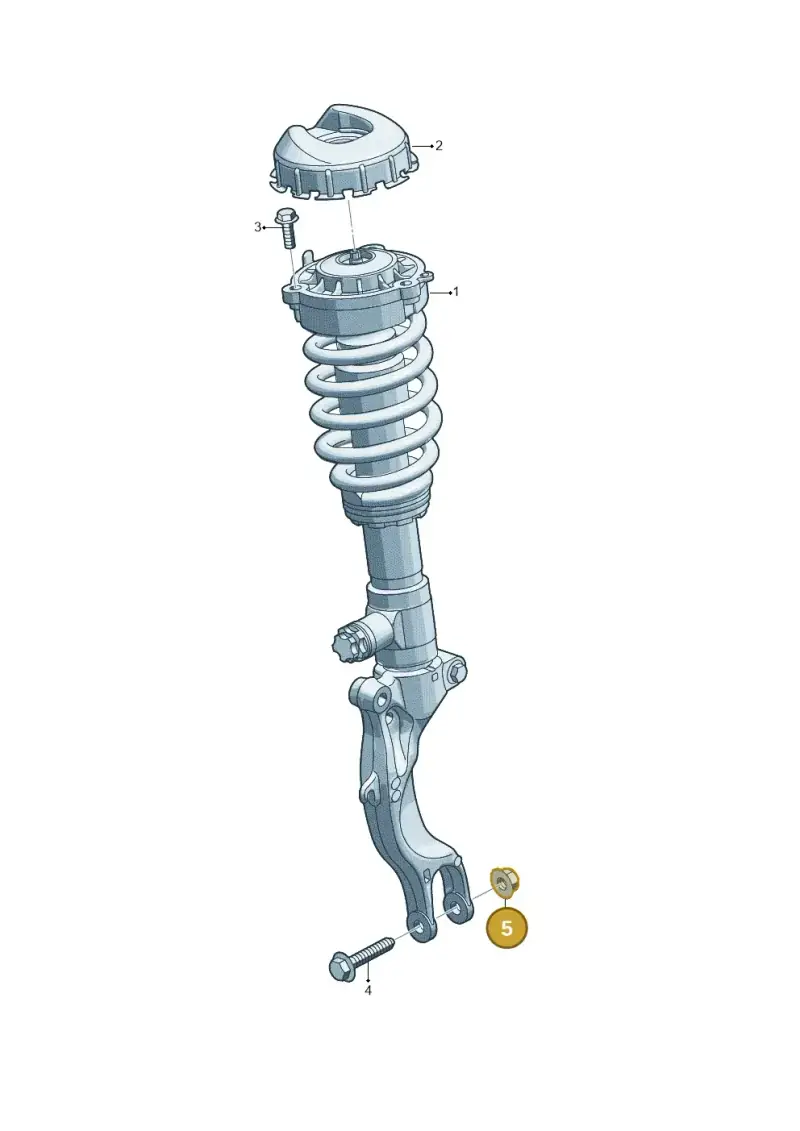 WHT001987 — Audi RS6 Avant (2019-) diagram 847411010, position 5