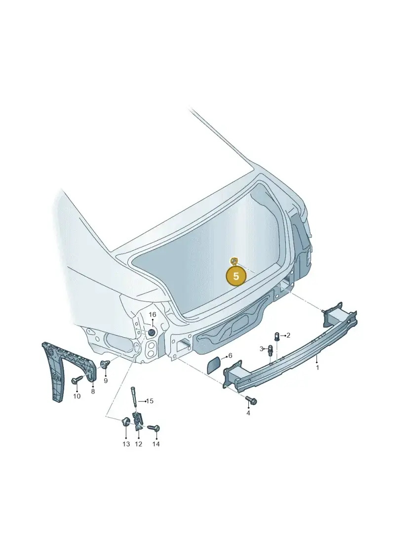 WHT002005 — Audi RS4 Avant (2017-) diagram 847807500, position 5