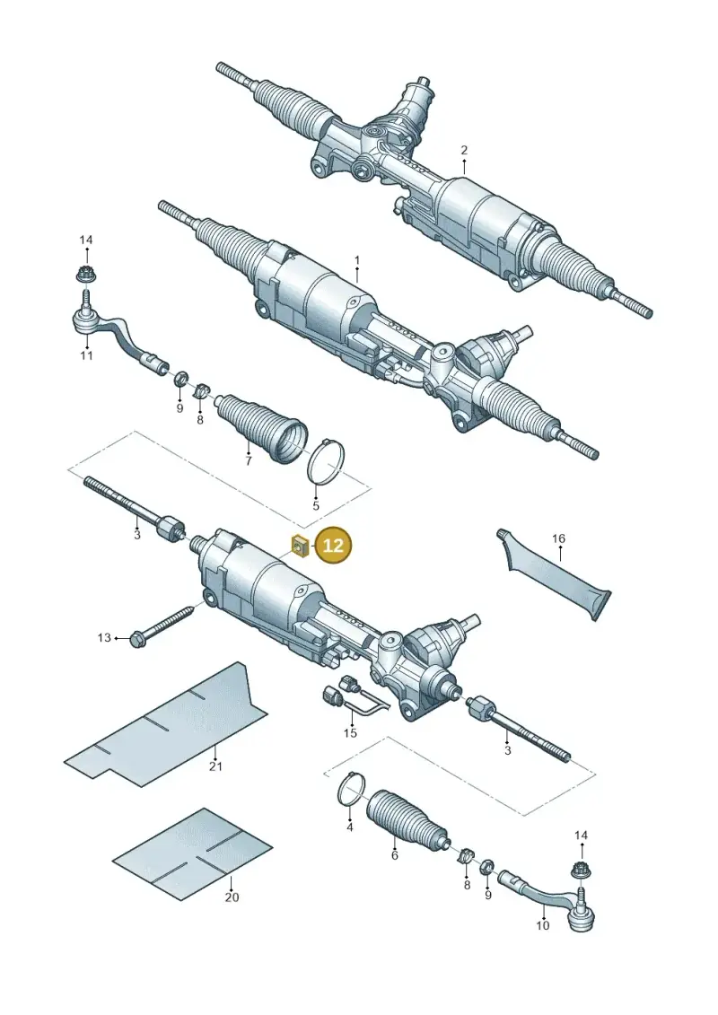 WHT002305 — Audi RS6 Avant (2019-) diagram 771423000, position 12