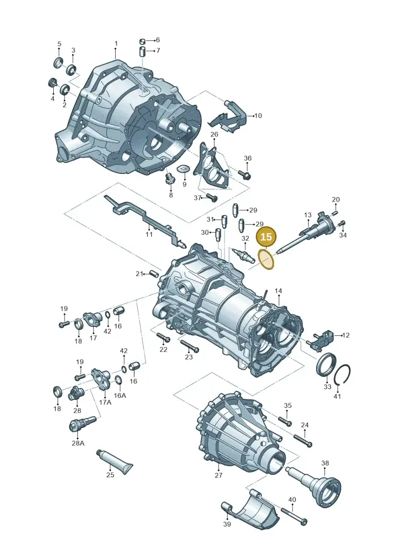 WHT002593 — Audi A4 Av. Allroad (2008-2016) diagram 647301760, position 15