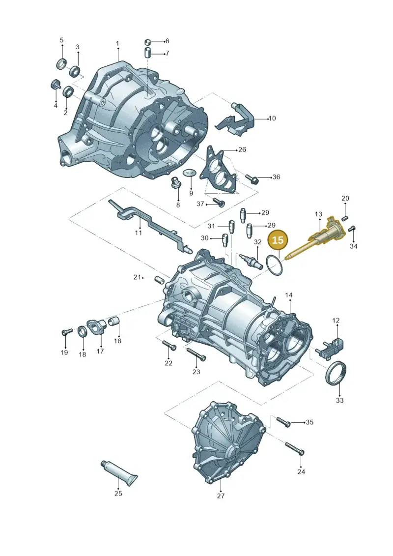 WHT002593 — Audi A4L 2.0 (2008-2012) diagram 669301030, position 15