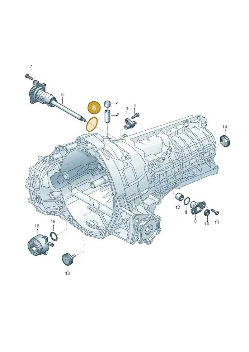WHT002593 — Audi A6 1.8 (2015-2019) diagram 717301340, position 6