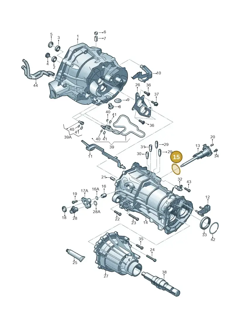 WHT002593 — Audi Q5 qu. 2.0 TDI (2012-2017) diagram 736301700, position 15