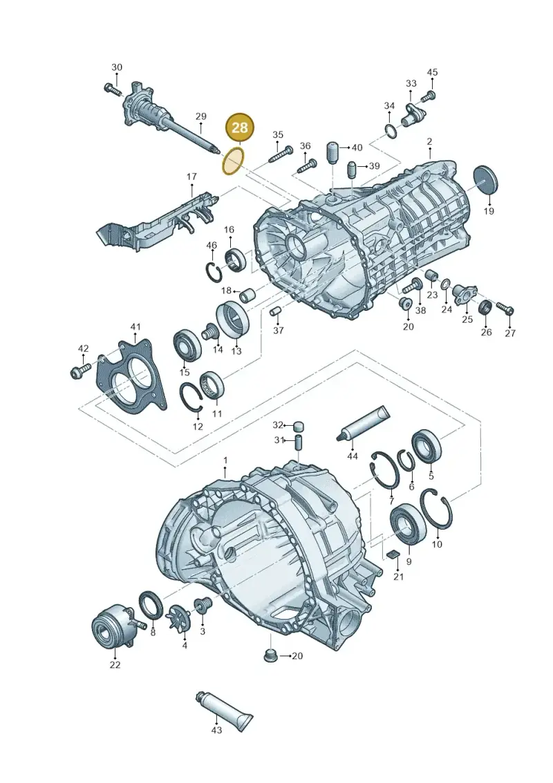 WHT002593 — Audi A4 2.0 (2015-2019) diagram 798301310, position 28