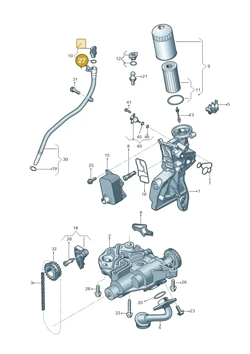WHT002784 — Audi Q8 Quattro 3,0 (2018-) diagram 850115050, position 27