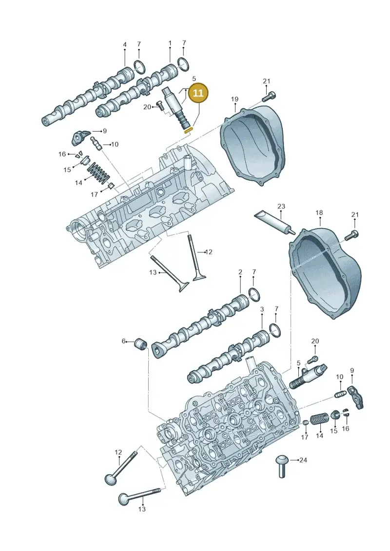 WHT002789 — Audi A7 Sportback (2014-2018) diagram 648109100, position 11