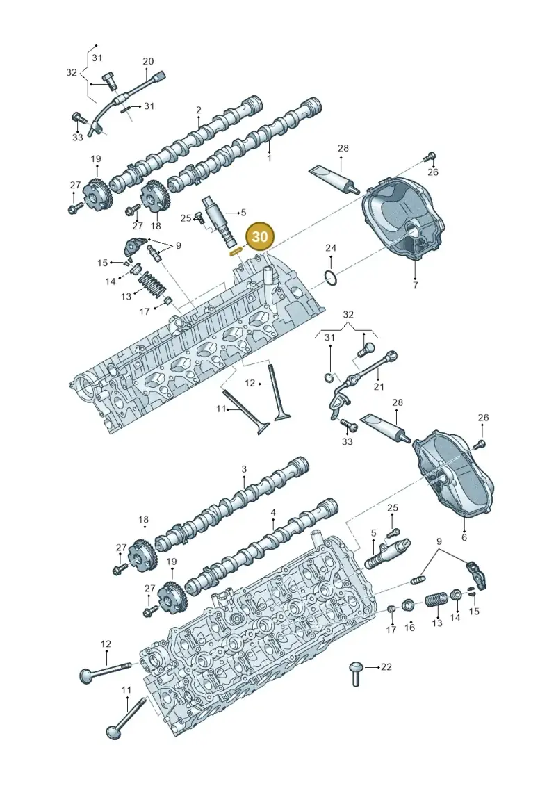 WHT002789 — Audi R8 Spyder (2015-2024) diagram 872109200, position 30