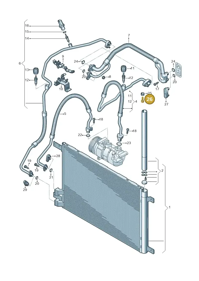 WHT003121 — Audi TTS Coupe 2.0 (2014-2023) diagram 850260400, position 26