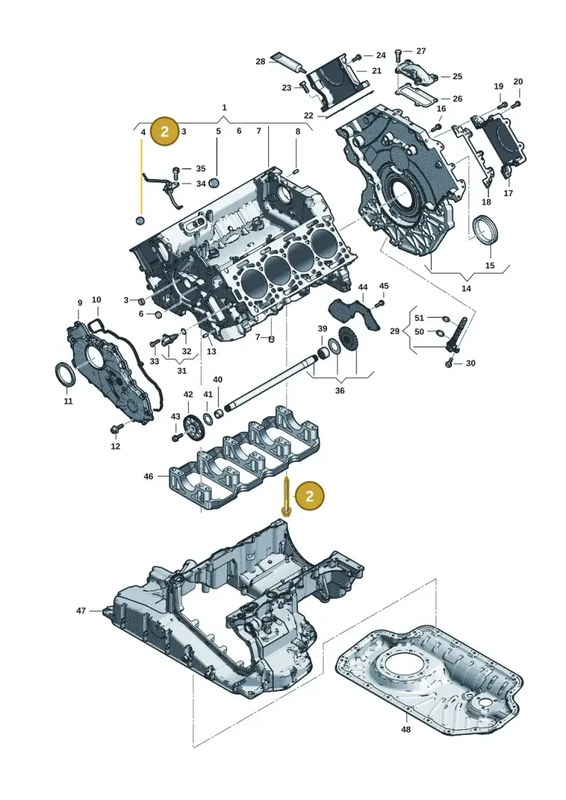 WHT003959 — Audi Q8 Quattro 3,0 (2018-) diagram 429103059, position 2