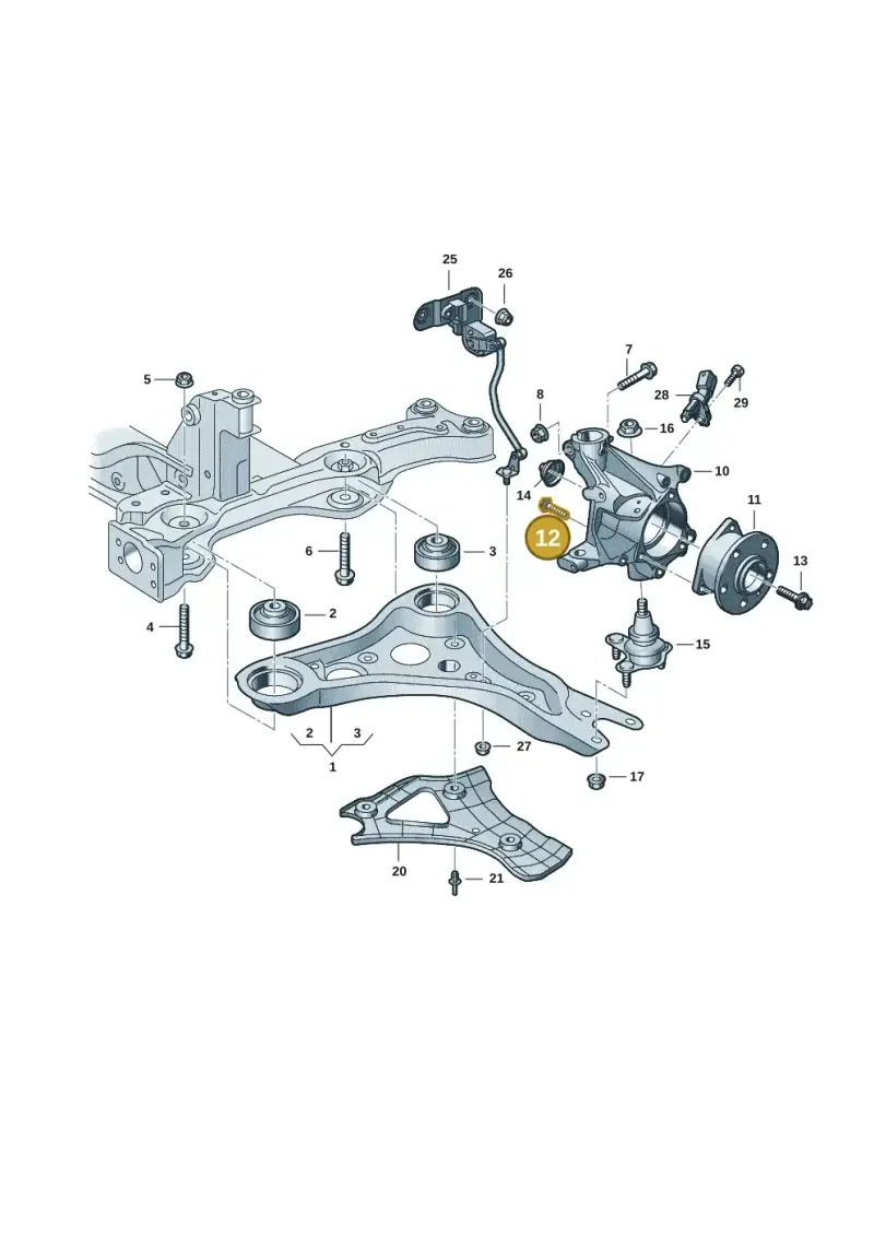 WHT004835 — Audi Q4 Sportback (2021-2022) diagram 89a407000, position 12