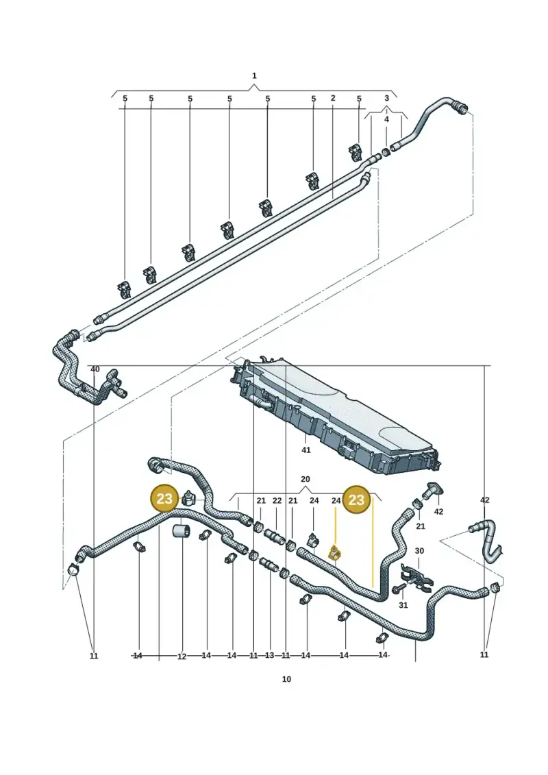WHT005377 — Audi Q6 e-tron (2023-) diagram f5s121040, position 23