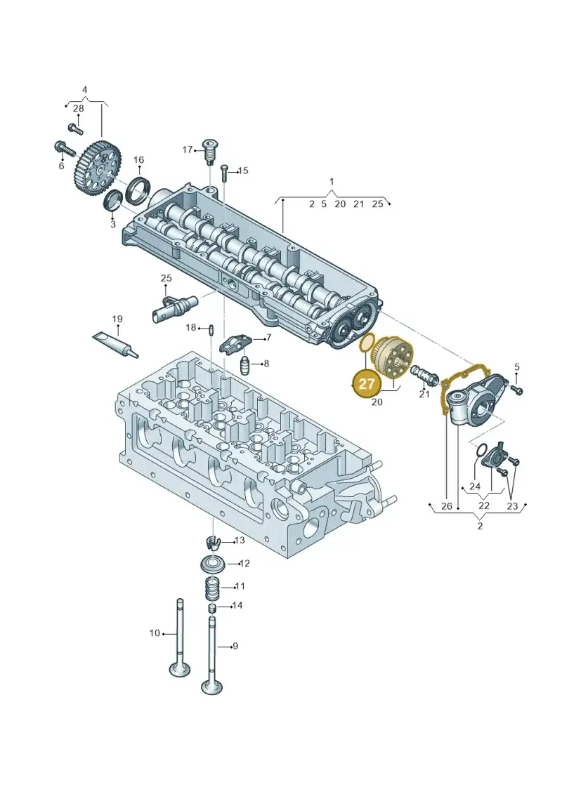 WHT005447 — Audi A3 Sportback (2016-2020) diagram 745109550, position 27