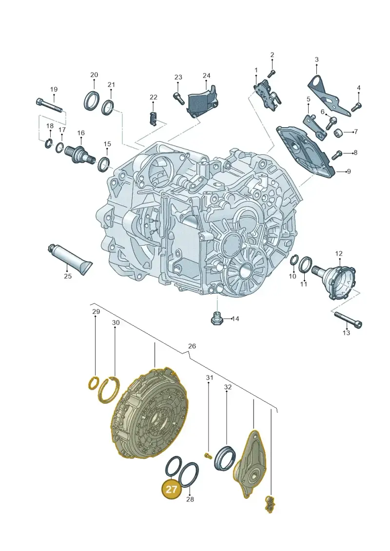 WHT005518D — Audi A3 Sportback (2019-2021) diagram 596300150, position 27