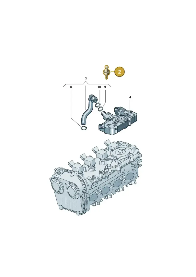 WHT005593 — Audi A3 Sportback (2019-2021) diagram 596103046, position 2