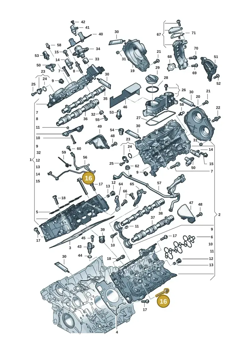 WHT005739 — Audi A5 Limo 2.0 (2024-) diagram 849103331, position 16