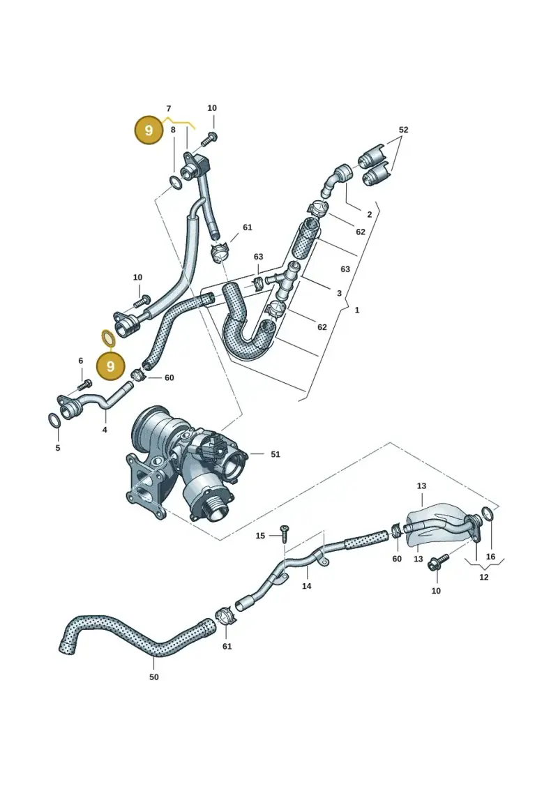 WHT006124 — Audi A3 Sportback (2019-2021) diagram 850121057, position 9