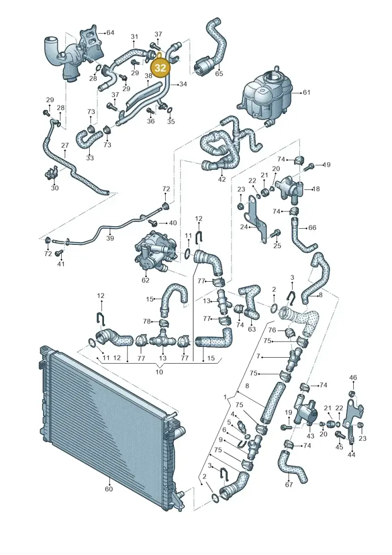 WHT006124 — Audi Q8 Quattro 3,0 (2018-) diagram 859121200, position 32