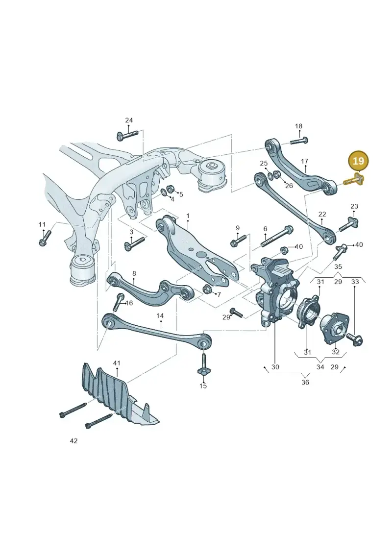 WHT006496 — Audi RS Q8 Quattro (2019-) diagram 859505050, position 19