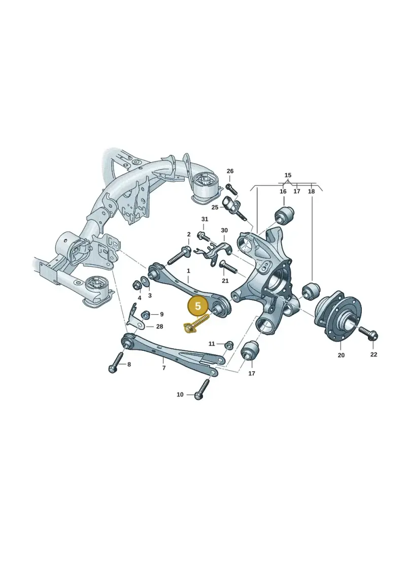 WHT006496 — Audi Q4 Sportback (2021-2022) diagram 89a501200, position 5