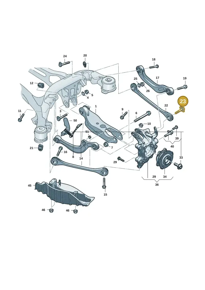 WHT006496 — Audi Q6 e-tron (2023-) diagram f5s505300, position 23