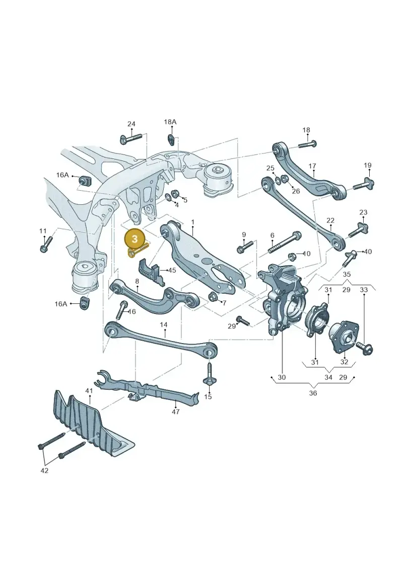 WHT007092A — Audi RS6 Avant (2019-) diagram 435505300, position 3