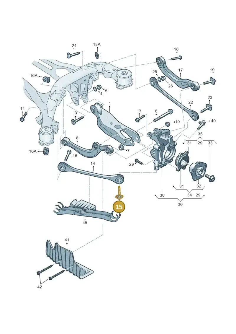WHT007096 — Audi Q5 (2016-2020) diagram 896505300, position 15