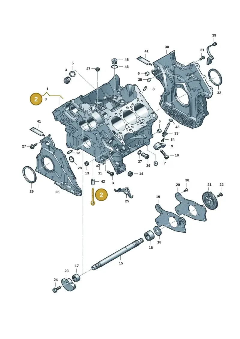 WHT007693 — Audi Q8 Quattro 3,0 (2018-) diagram 849103183, position 2
