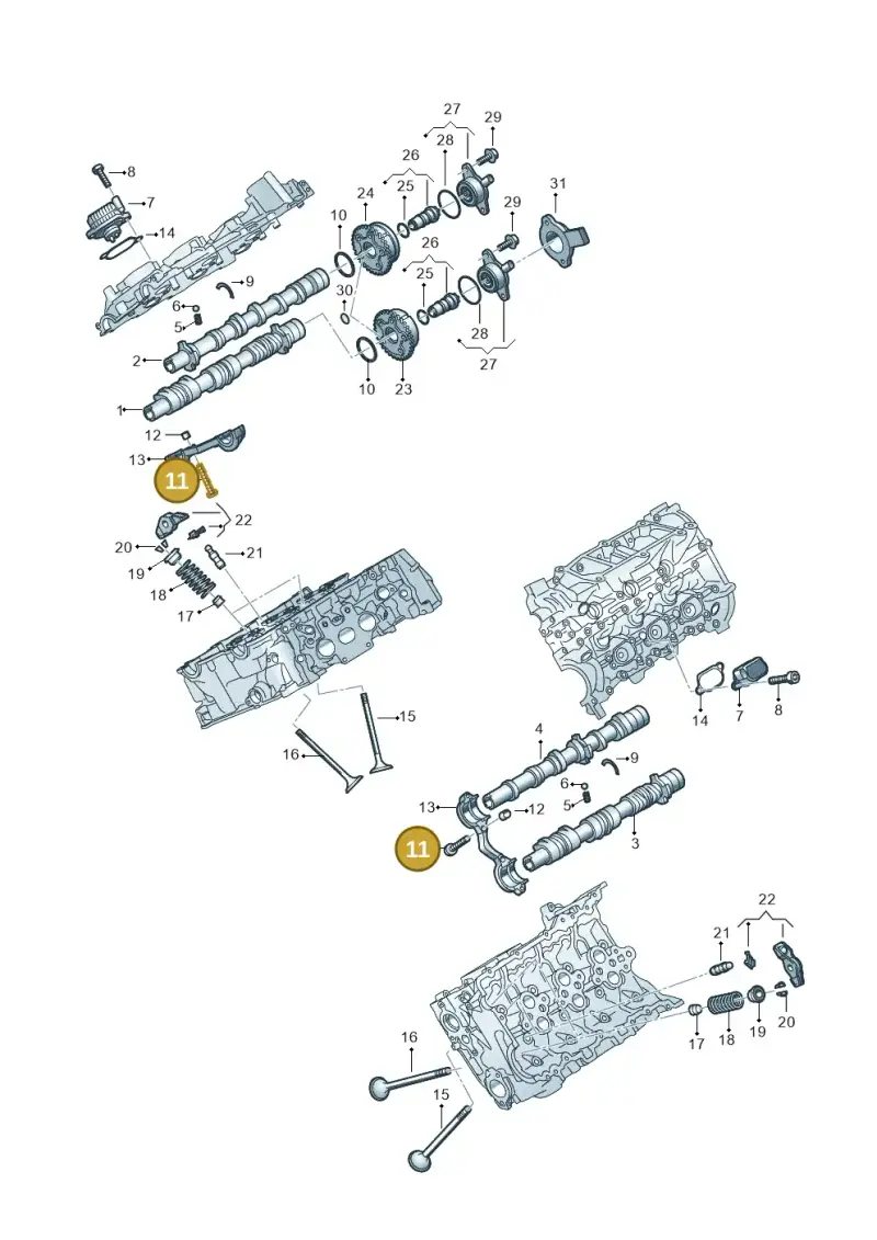 WHT007693 — Audi A5 Limo 2.0 (2024-) diagram 849109180, position 11